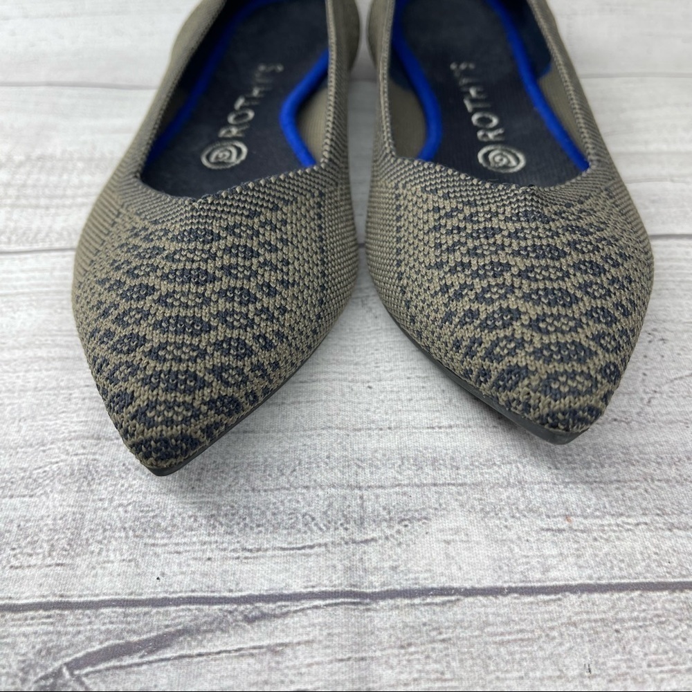 Rothy’s Rare Women’s 8 Retired Walnut Python Prin… - image 3